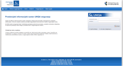 Desktop Screenshot of pos.uniqa.hr